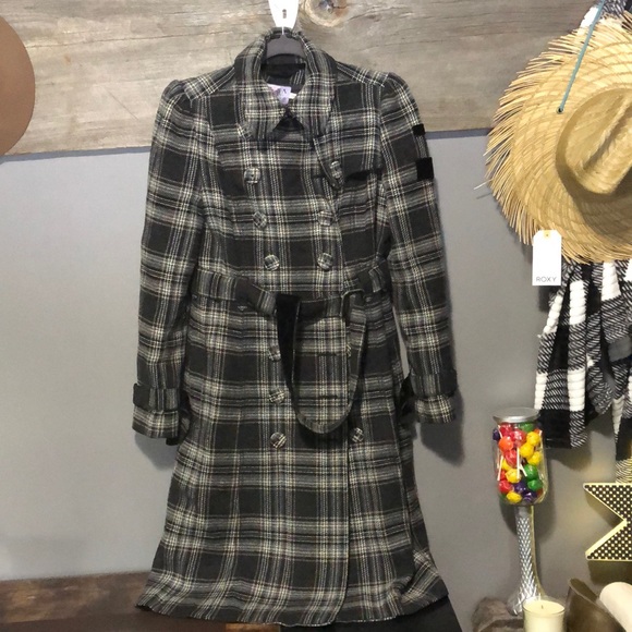 Juicy Couture Jackets & Blazers - Y2K Vintage Juicy Couture plaid trench jacket coat